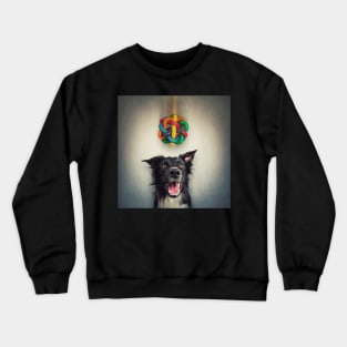 pup playing Crewneck Sweatshirt